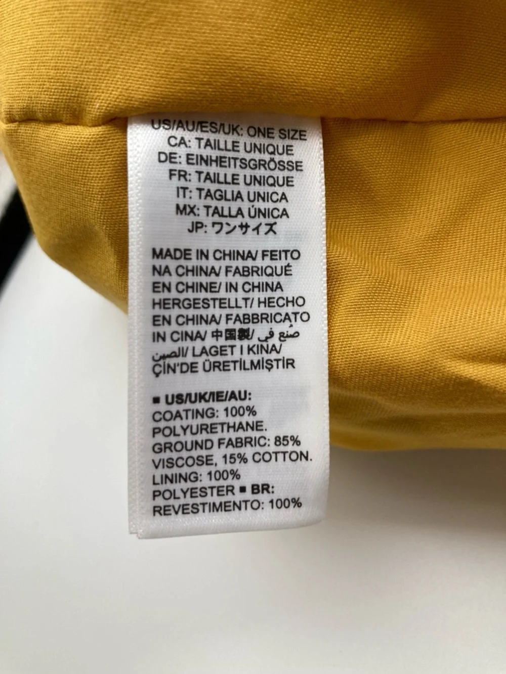 NWT The Drop Avalon Small Tote Bag Butter Yellow Vegan Leather Wristlet Handbag - Picture 10 of 10